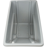 Tilt Truck, Polyethylene, 0.625 cu. yd., 500 lbs. Load Capacity M & M Nord Ouest Inc