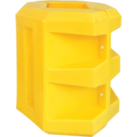 Short Column Protector, 6" x 6" Inside Opening, 24" L x 24" W x 24" H, Yellow MO040 | M & M Nord Ouest Inc