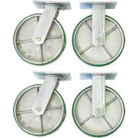 8" Caster Set for Platform Truck M & M Nord Ouest Inc
