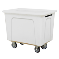 Box Truck, White Polyethylene, 35" L x 24" W x 30" H, 10 cu. Ft. Volume, 450 lbs. Capacity M & M Nord Ouest Inc