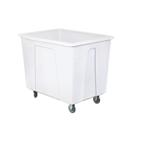 Box Truck, White Polyethylene, 46" L x 34" W x 40" H, 25 cu. Ft. Volume, 600 lbs. Capacity M & M Nord Ouest Inc