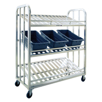 Picking Cart, 3 Tiers, 59" W x 67-1/2" H x 26" D, 1000 lbs. Capacity M & M Nord Ouest Inc