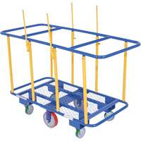 Horizontal Panel Cart, 63-7/16" x 28-1/2" x 40-15/16", 2000 lbs. Capacity M & M Nord Ouest Inc