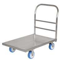 Platform Truck, 36" L x 24" W, 2000 lbs. Capacity, Polyurethane Casters M & M Nord Ouest Inc
