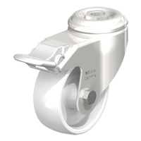 Impact-Resistant Nylon Caster, Swivel with Brake, 3-1/8" (79.5 mm) Dia., 265 lbs. (120 kg.) Capacity M & M Nord Ouest Inc