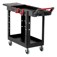 Heavy-Duty Adaptable Utility Cart, 2 Tiers, 17-3/4" x 36" x 46-1/5", 500 lbs. Capacity M & M Nord Ouest Inc