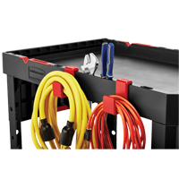 Heavy-Duty Adaptable Utility Cart, 2 Tiers, 17-3/4" x 36" x 46-1/5", 500 lbs. Capacity M & M Nord Ouest Inc