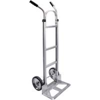 Knocked Down Hand Truck, Dual Handle, Aluminum, 52" Height, 500 lbs. Capacity MO891 | M & M Nord Ouest Inc