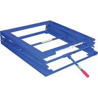 Support de palette ajustable, 42-1/2" lo x 40" la, Capacit&eacute; 5000 lb M & M Nord Ouest Inc