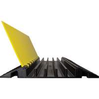Powerhouse Heavy-Duty Straight Cable Protector, 5 Channels, 36" L x 19.75" W x 2.25" H M & M Nord Ouest Inc