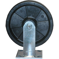 Roulette fixe pour chariot à plateforme MP471 | M & M Nord Ouest Inc