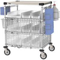 PPE Check-In Station, Stainless Steel, 43" x 40" x 24", 900 lbs. Capacity M & M Nord Ouest Inc
