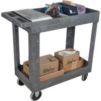 Chariot utilitaire pour l'entretien, 2 tiers, 16-1/2" x 32-1/2" x 34-1/2", Capacit&eacute; 550 lb M & M Nord Ouest Inc
