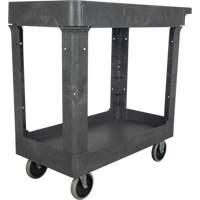 Chariot utilitaire pour l'entretien, 2 tiers, 16-1/2" x 32-1/2" x 34-1/2", Capacit&eacute; 550 lb M & M Nord Ouest Inc