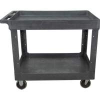 Utility Service Cart, 2 Tiers, 24-5/8" x 32-1/2" x 40", 550 lbs. Capacity M & M Nord Ouest Inc