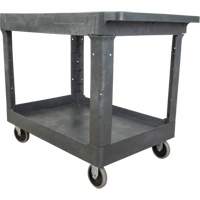 Utility Service Cart, 2 Tiers, 24-5/8" x 32-1/2" x 40", 550 lbs. Capacity M & M Nord Ouest Inc