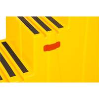 Industrial Step Stool, 3 Steps, 34-13/16" x 22-7/16" x 28-1/2" High M & M Nord Ouest Inc