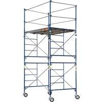 Tour d'&eacute;chafaudage compl&egrave;te avec roulettes, 69-1/2" p x 178" h M & M Nord Ouest Inc