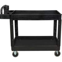 Utility Cart, 2 Tiers, 25-5/8" x 33-1/2" x 43-3/4", 550 lbs. Capacity M & M Nord Ouest Inc