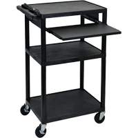 Electric Utility Cart, 3 Tiers, 24" x 42" x 18", 300 lbs. Capacity M & M Nord Ouest Inc