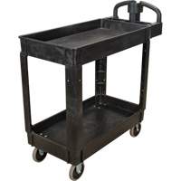Chariot utilitaire, 2 tiers, 17-1/8" x 33-1/2" x 37-5/8", Capacit&eacute; 550 lb M & M Nord Ouest Inc
