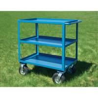 Outdoor Shelf Cart, 3 Tiers, 18" W x 39" H x 33" D, 1200 lbs. Capacity M & M Nord Ouest Inc