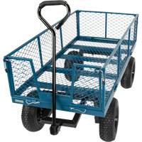 Wagon avec c&ocirc;t&eacute;s rabattables, 24" la x 48" la x Capacit&eacute; 800 lb M & M Nord Ouest Inc