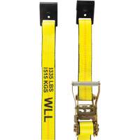 Tendeur d'arrimage pour treuil, Crochet plat, 30' , 2" , Charge d'utilisation max. 3335 lb (1512 kg) M & M Nord Ouest Inc