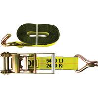 Tendeur d'arrimage pour treuil, Crochet en J, 30' , 3" , Charge d'utilisation max. 5400 lb (2449 kg) M & M Nord Ouest Inc