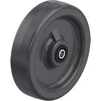 Roues ph&eacute;noliques pleines noires M & M Nord Ouest Inc