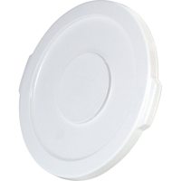 Round Brute&reg; Tops, Flat Lid, Plastic/Polyethylene, Fits Container Size: 15-5/8" Dia. M & M Nord Ouest Inc