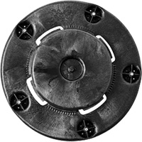 Brute&reg; Dolly, Polyethylene, Black, Fits: 20 - 55 US Gal. M & M Nord Ouest Inc