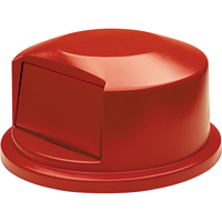 Round Brute&reg; Tops, Dome Lid, Plastic/Polyethylene, Fits Container Size: 24" Dia. M & M Nord Ouest Inc