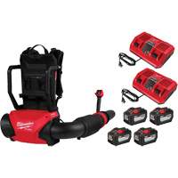 M18 FUEL Dual Battery Backpack Blower Kit, 18 V, 155 MPH Output, Battery Powered M & M Nord Ouest Inc