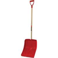 Alpine Snow Shovel, Polypropylene Blade, 13-9/10" Wide, D-Grip Handle, Wearstrip Included M & M Nord Ouest Inc