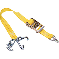 Auto Tie-Downs with Universal Lock, Ratchet, 2" W x 7' L, 1367 lbs. (620 kg) WLL ND358 | M & M Nord Ouest Inc