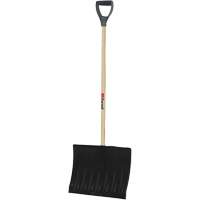Nordic Snow Shovel, Polypropylene Blade, 17-3/4" Wide, D-Grip Handle M & M Nord Ouest Inc