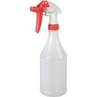 Round Spray Bottle with Trigger Sprayer, 24 oz. JN674 | M & M Nord Ouest Inc