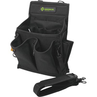 Sac &agrave; outils, Nylon, 20 pochettes, Noir M & M Nord Ouest Inc