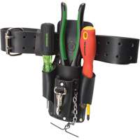 Poche pour ceinture porte-outils, Porte-outil multiple, Cuir, 4 Poches M & M Nord Ouest Inc