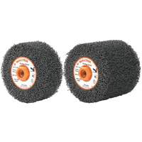 Tambours FX Flex, 4-1/4" dia. x 2" la, 5/8"-11 Arbre, Grain Flex, gros M & M Nord Ouest Inc