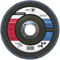 POWERBLEND Flap Disc, 5" x 7/8", Type 29, Z40 Grit, Zirconia Alumina M & M Nord Ouest Inc