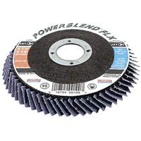 PowerBlend FLX Flexible Flap Disc, 4-1/2" x 7/8", Type 27, Z60 Grit, Zirconia Alumina M & M Nord Ouest Inc