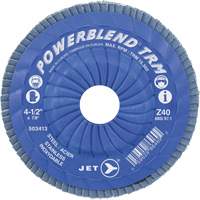POWERBLEND TRM Trimmable Flap Disc, 5" x 7/8", Type 29, Z60 Grit, Zirconia Alumina M & M Nord Ouest Inc
