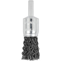 E050-20 Shaft Mounted Crimped End Brush, 1/2", 0.02" Fill, 1/4" Shank M & M Nord Ouest Inc