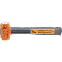 Indestructible Handle Sledge Hammer, 2.5 lbs., 12", Tubular Steel Handle M & M Nord Ouest Inc