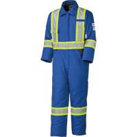 5522A Combinaison de s&eacute;curit&eacute; &agrave; haute visibilit&eacute; ignifuge et anti-arcs &eacute;lectriques, Taille 2T-Grand, Bleu royal, 58 cal/cm² M & M Nord Ouest Inc
