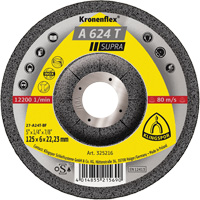 A 624 T Supra Kronenflex&reg; Grinding Disc, 5" x 1/4", 7/8" Arbor M & M Nord Ouest Inc