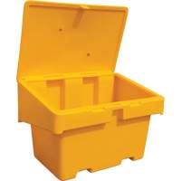 Salt Sand Container SOS, With Hasp, 48" x 33" x 34", 18.5 cu. Ft., Yellow M & M Nord Ouest Inc