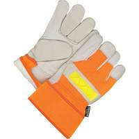 Gants d'ajusteur, Grand, Paume en Cuir fleur de vache, Doublure en Thinsulate M & M Nord Ouest Inc